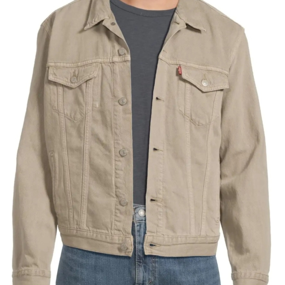 Levi's Men's Beige Denim Jacket